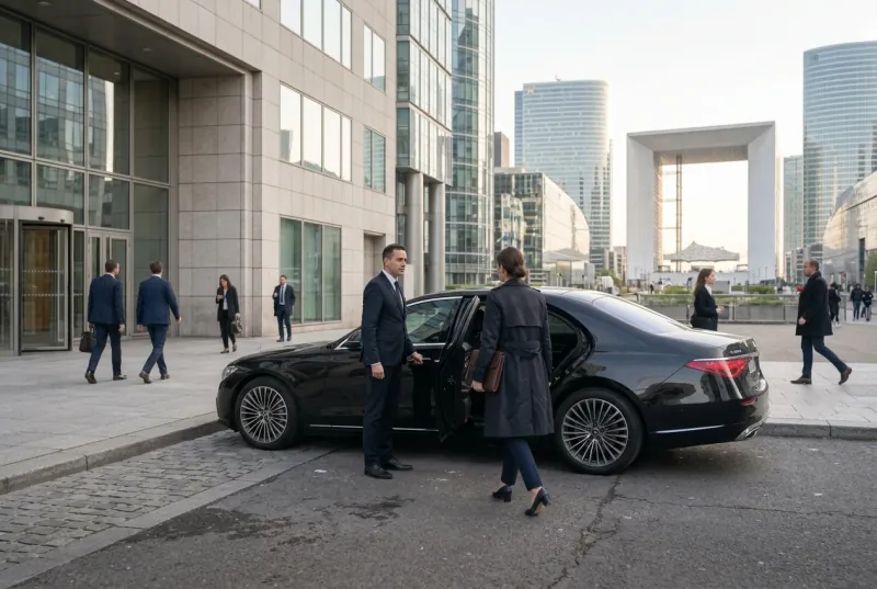 Private chauffeur for business meetings in Paris