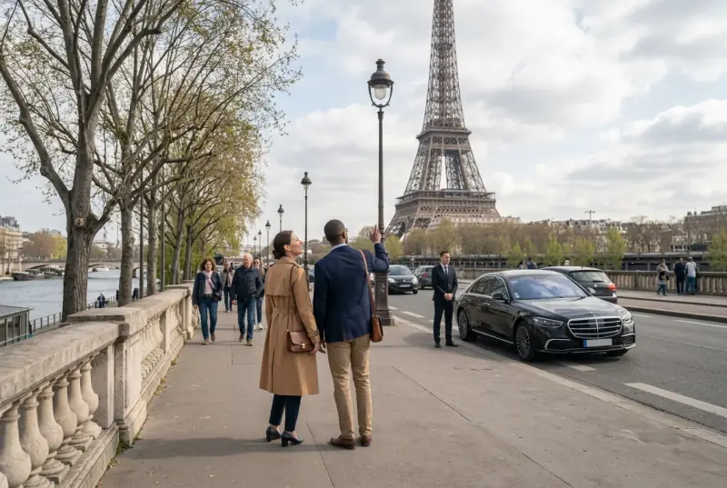 Private chauffeur service for Paris sightseeing