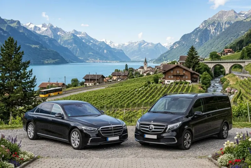 Premium chauffeur vehicle for long-distance private transfers