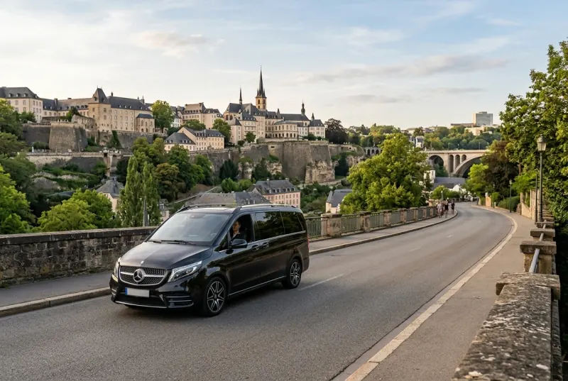 Private transfer between Paris and Luxembourg