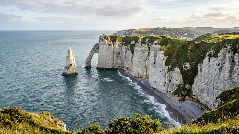 Cliffs of Étretat on the Normandy coast